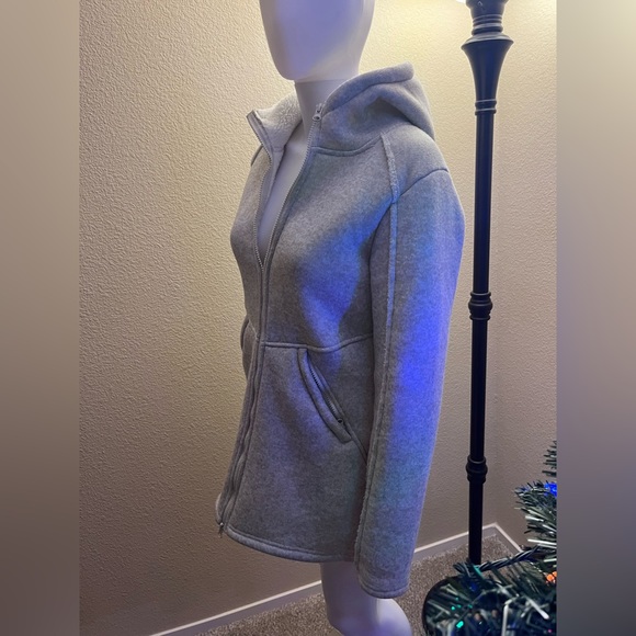 Avalanche Outdoor Supply Co. SUPER RARE reverse patched fleece jacket 🧥 hood - Picture 4 of 9